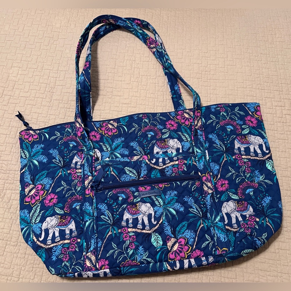 Vera Bradley Kerala Elephants Miller Travel Bag